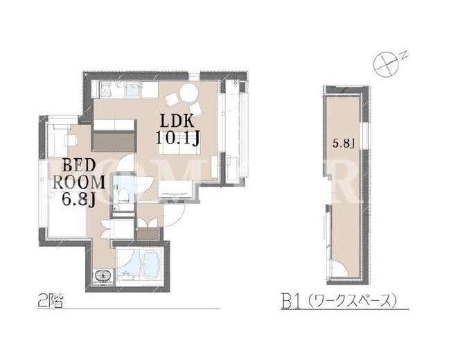 1SLDK