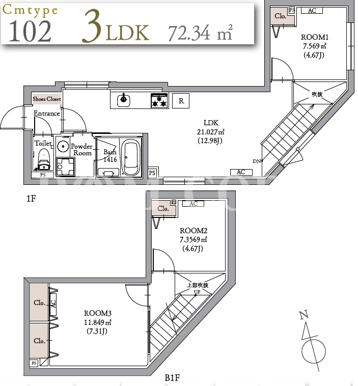 3LDK