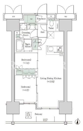 2LDK