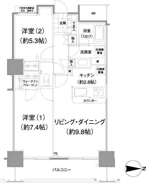 2LDK