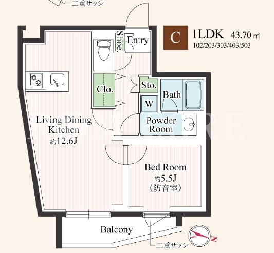 1LDK