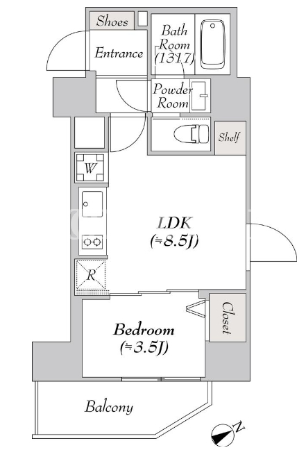 1LDK
