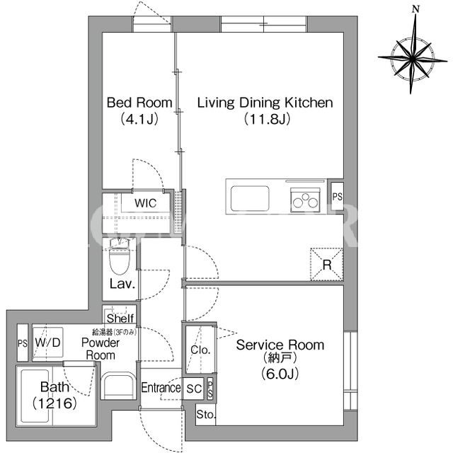 1SLDK