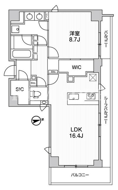 1LDK
