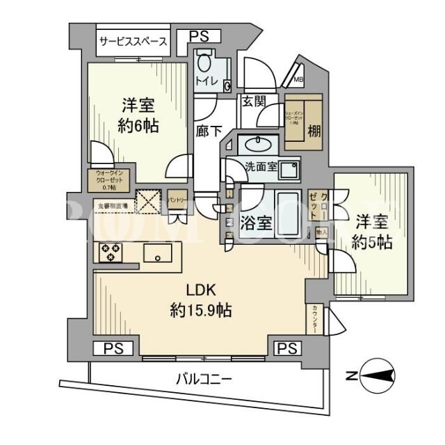 2LDK