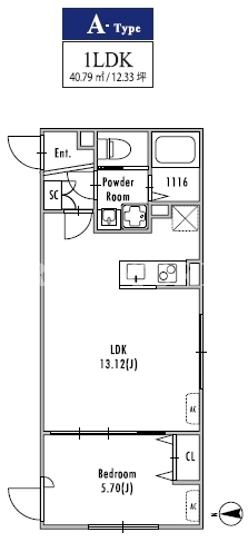 1LDK