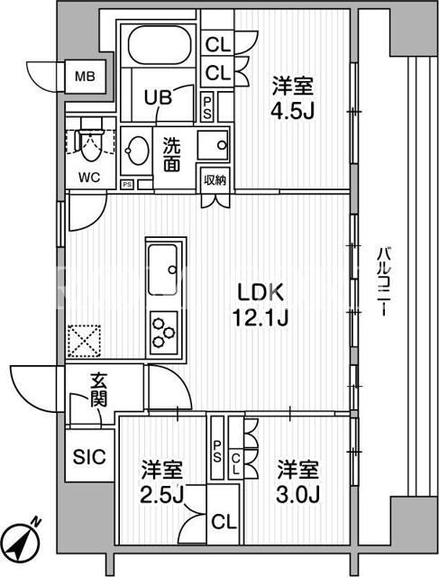 3LDK