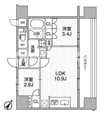 2LDK