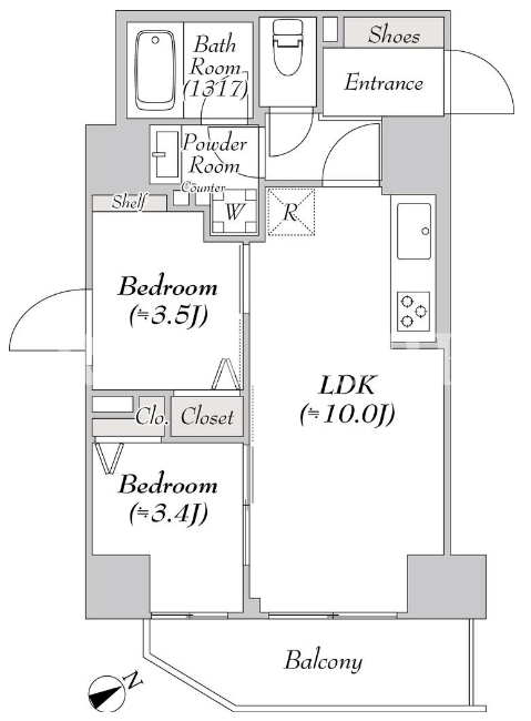 2LDK