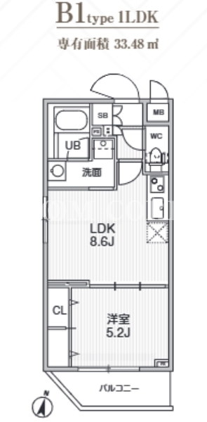 1LDK