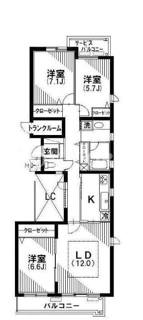 3LDK