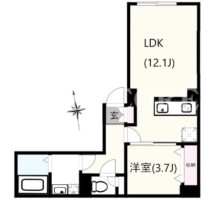1LDK
