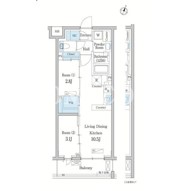 2LDK