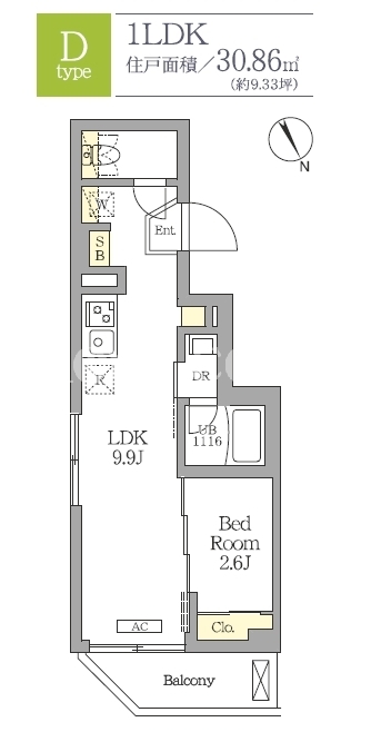 1LDK