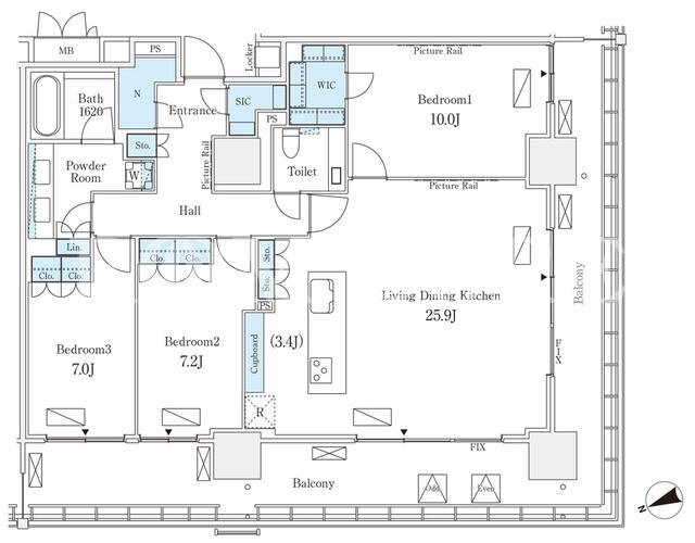3LDK