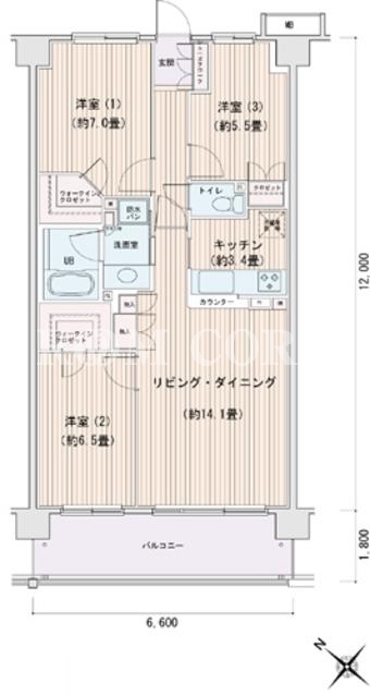 3LDK
