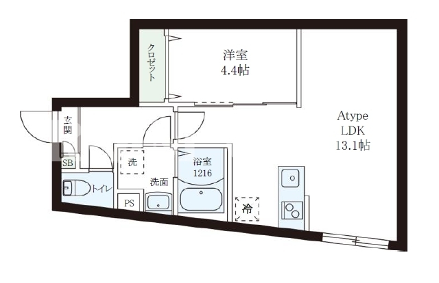 1LDK
