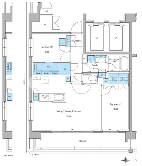2LDK