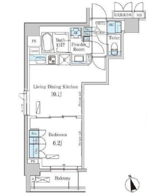 1LDK