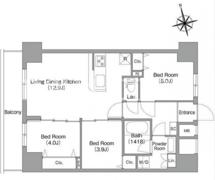 3LDK