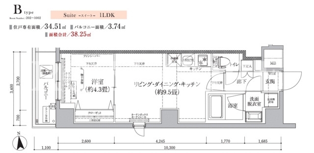 1LDK