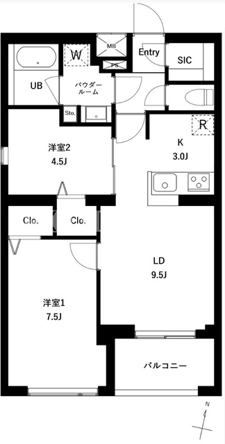 2LDK