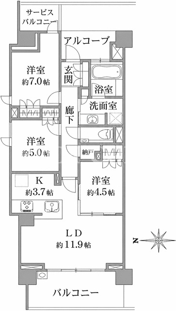 3LDK