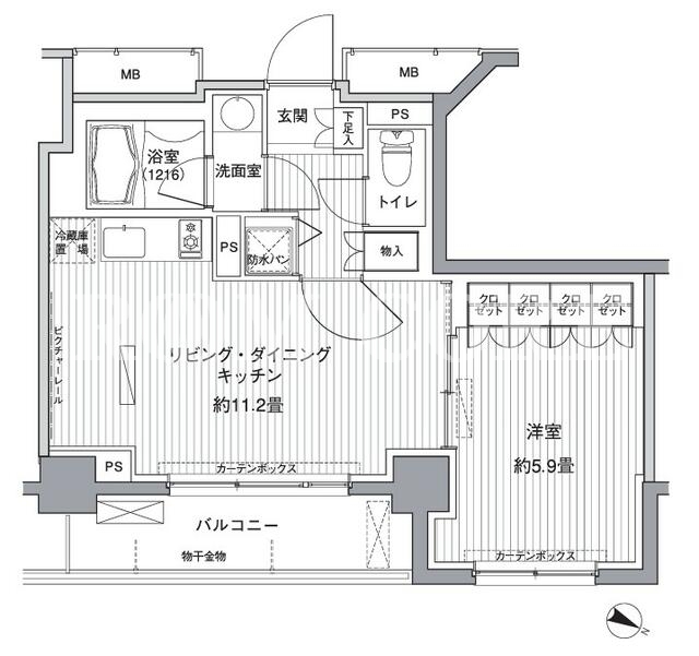 1LDK