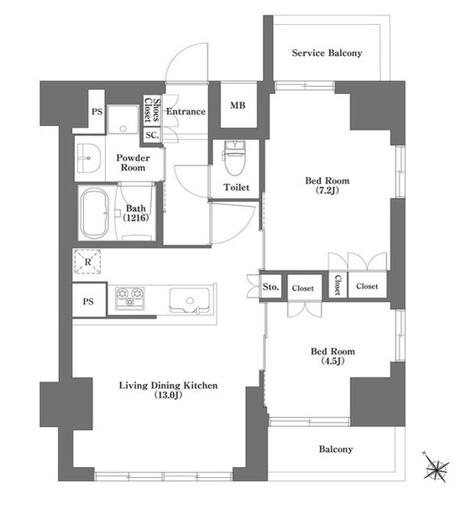 2LDK