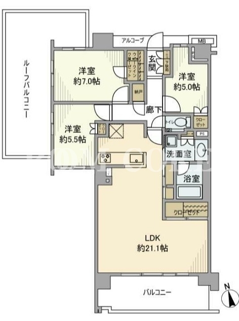 3LDK