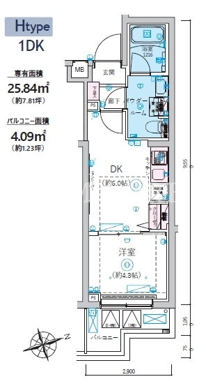 1DK