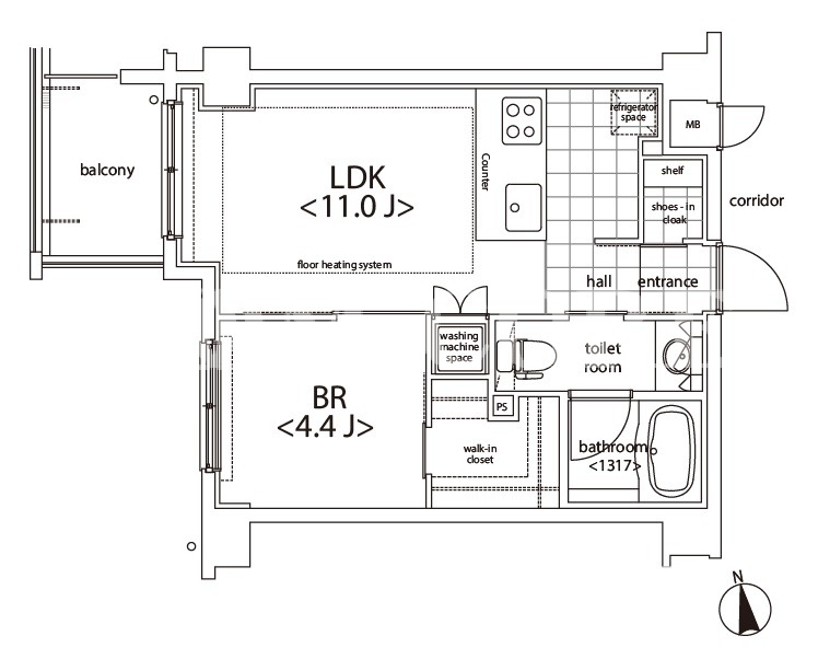 1LDK