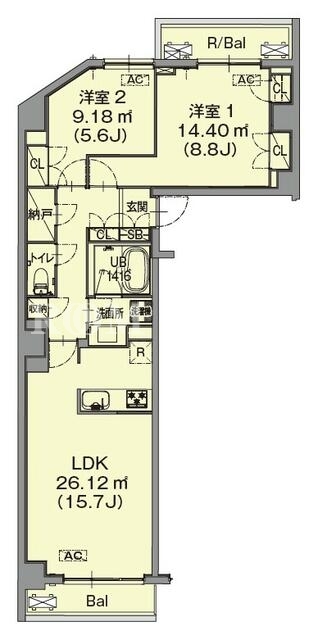 2LDK