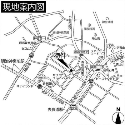 
						周辺地図