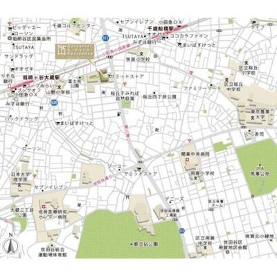 
						周辺地図