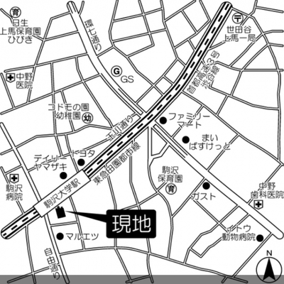 
						周辺地図